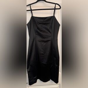 Aritzia - Sunday Best Shimmer Satin Knee Dress